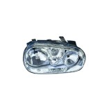 Far VW Golf 4 (1J) 08.1906 partea Dreapta, tip bec H1+H3+H7, tip far Valeo, TYC 532, cu lampa ceata, fara motoras, reglare manuala/electrica