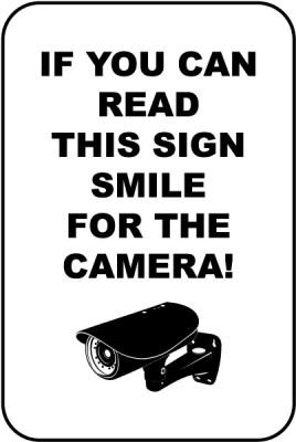 If You Can Read This Smile Sign foto