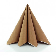 Servetele de masa festive Linclass - Bronze (bronz) / 40 x 40 cm / 50 buc