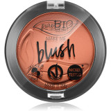 PuroBIO Cosmetics Long-lasting Blush Blush rezistent culoare 02 Matte Coral Pink 5,2 g