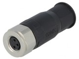 Conector M8 Mamă 3 PIN Drept IP67 pe Cablu 4-5.5mm
