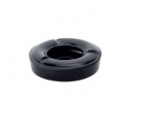 Set 6 Scrumiere Melamina Negre &ndash; Diametru 12.5 cm &ndash; Rezistente