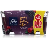 GLADE Berry Festive Kiss DUO lum&acirc;nare parfumată 2x112 g