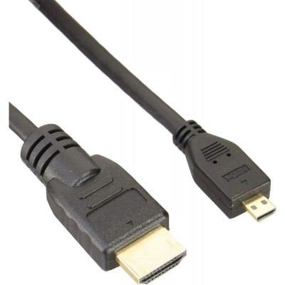 Cablu HDMI Micro la HDMI, 1m, Negru foto