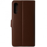 Husa tip carte cu stand Techsuit, aspect piele maro, pentru Samsung Galaxy A30s, A50