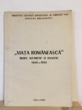 Biblioteca Centrala Universitara - Viata Romaneasca. Indice Alfabetic si Analitic 1948-1963