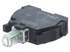 SCHNEIDER ELECTRIC Element Iluminare LED Albă 22mm Harmony XB4 ZBVJ1
