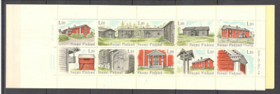Finlanda.1979 Arhitectura carnet DF.59 foto