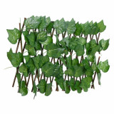 Spalier frunze struguri artificiale extensibil, verde 180x30 cm GartenMobel Dekor, vidaXL