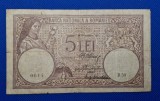 5 lei 1917 fagure mic, serie R.59 0614 - stare conform foto