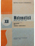 Nicu Boboc - Matematica - Manual pentru clasa a XII-a - Elemente de analiza matematica (editia 1988)