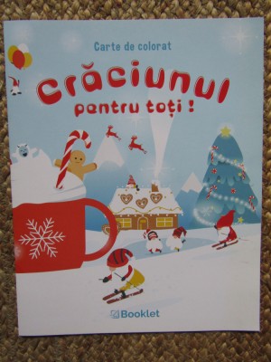 CRACIUNUL PENTRU TOTI CARTE DE COLORAT foto