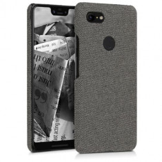 Husa pentru Google Pixel 3 XL, Textil, Gri, 46738.22 foto