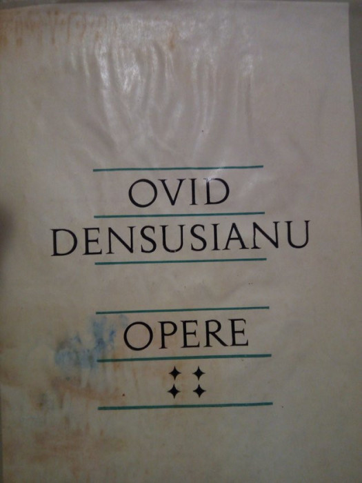 Ovidiu Densusianu - Opere, vol. IV (dedicatie) (1981)