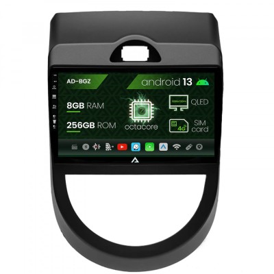 Navigatie Kia Soul (2009-2013), Android 13, Z-Octacore 8GB RAM + 256GB ROM, 9 Inch - AD-BGZ9008+AD-BGRKIT215V2 foto