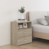 vidaXL Noptiere, 2 buc., stejar sonoma, 50x32x60 cm 803279