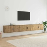 Cumpara ieftin Set Dulap TV montat pe perete 3 buc. 100 x 34,5 x 40 cm