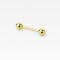 Piercing Limba Barbell - 1.6x16x5/5 - auriu