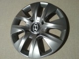 Capace Roti 15 inch Hyundai - Set 4 Bucati, Gri Deschis, Flexibile, Emblema Metalica