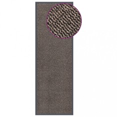 vidaXL Covoraș de intrare cu smocuri, maro &icirc;nchis, 60x180 cm 326939