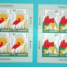 TIMBRE ROMANIA LP1938c -2012 EUROPA 2012-VIZITATI ROM. MINICOALA DE 6 TIMBRE MNH