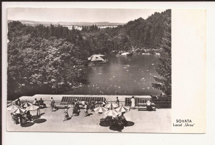 Carte Postala veche Romania - Sovata - Lacul Ursu , circulata 1964