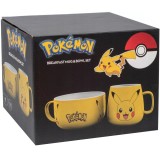 Set Mic Dejun Pokemon Cana + Bol - Pikachu
