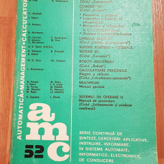 AMC 52 (Automatica. Management. Calculatoare)