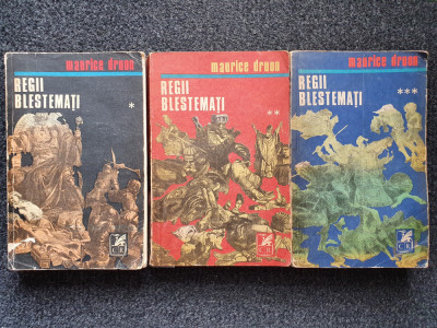 REGII BLESTEMATI - Maurice Druon (3 volume) foto