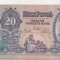 bnk bn Ungaria 20 pengo 1941 cu stampila Szalasi