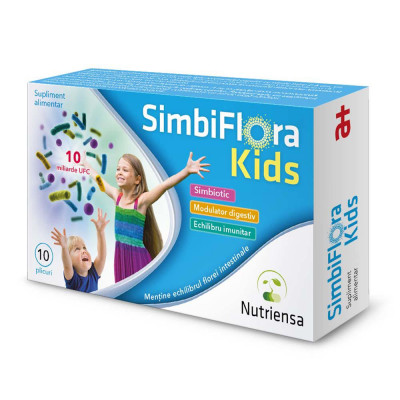 SimbiFlora Kids 10 plicuri Antibiotice foto