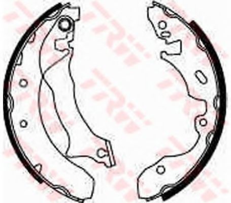 Set saboti frana FORD MONDEO II Limuzina (BFP) (1996 - 2000) TRW GS8536