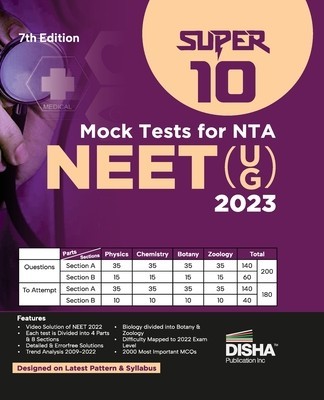 Super 10 Mock Tests for New Pattern NTA NEET (UG) 2023 - 7th Edition Physics, Chemistry, Biology - PCB Optional Questions 5 Statement MCQs Mock Tests foto