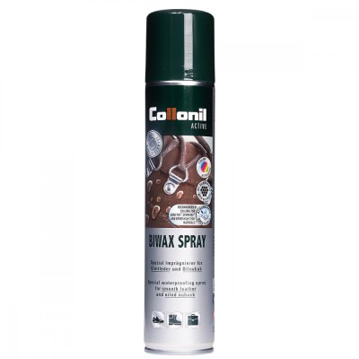 Spray impregnant special pentru piele neteda si nabuc uleiat Collonil Active Biwax Spray, 200 ml foto