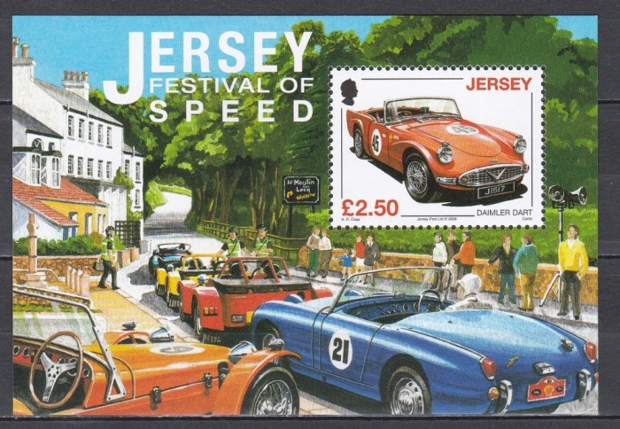 Jersey 2008 - Festivalul Vitezei, Colita, MNH