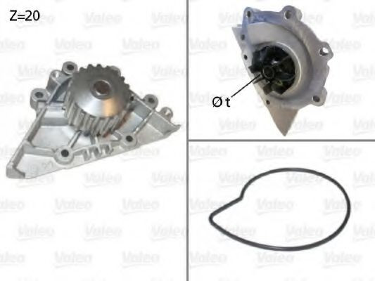 Pompa apa FIAT SCUDO caroserie (220L) (1996 - 2006) VALEO 506720