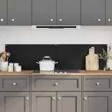 Cumpara ieftin Panou antistropi bucătărie 2 buc. negru 80x50cm sticlă securiz.
