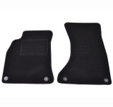 Covorase mocheta Audi A5 2 locuri Coupe / S5 2007- Negre, set de 2 bucati