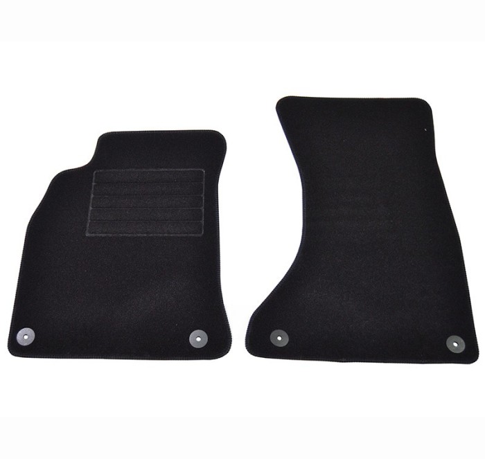 Covorase mocheta Audi A5 2 locuri Coupe / S5 2007- Negre, set de 2 bucati Kft Auto