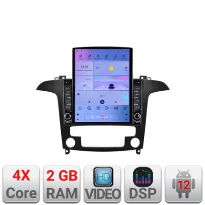 Navigatie Ford S-Max 2008-2012 K-003 ecran tip TESLA 9.7&amp;quot; cu Android Radio Bluetooth Internet GPS WIFI 2+32 DSP Quad C CarStore Technology foto