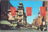 AD 758 C. P. VECHE - SAN FRANCISCO CHINATOWN -STATELE UNITE ALE AMERICII, Circulata, Franta, Printata