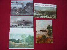 CARTE POSTALA, REPRODUCERI DE ARTA LOT 5 BUC. N. GRIGORESCU
