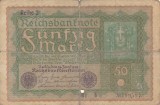 GERMANIA 50 marci 1919 F+!!!