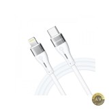Cablu Date si Incarcare USB-C - Lightning WZK WSTCL1 27W 1m Alb