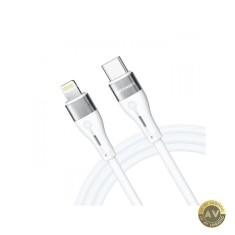 Cablu Date si Incarcare USB-C - Lightning WZK WSTCL1 27W 1m Alb