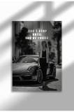 21mxm_DriveToWin_16|Motivational Car Poster, No Frame Canvas, "Hardest Worker" Quote, Drive to Win 2025 | A3 (29.7 x 42 cm) - 21mxm_DriveToWin_16