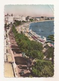 FA153 - Carte Postala - FRANTA - La Cote D'Azur. Cannes, La Croisette, circulata 1957