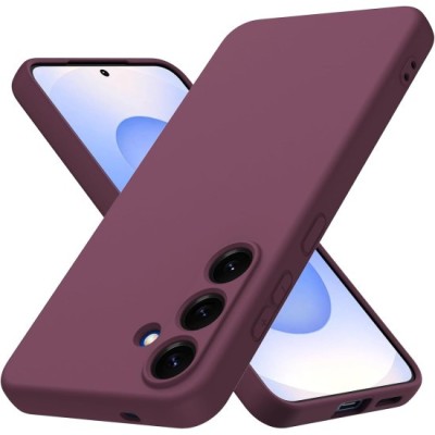 Husa Soft Touch, slim, ALC Mobile, anti soc, compatibila cu Samsung Galaxy A56, Visiniu Tpu foto