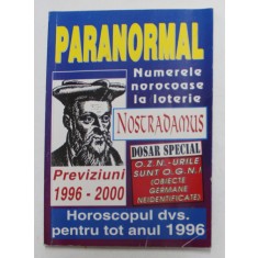 NOSTRADAMUS - PREVIZIUNI 1996 - 2000 , APARUTA 1995