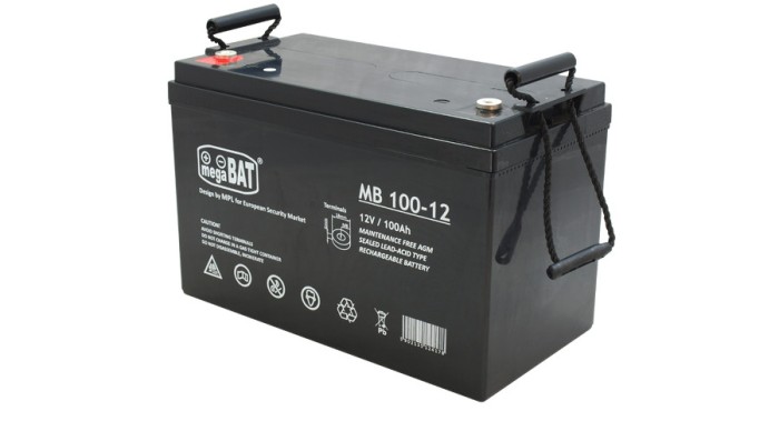 MPLPower AGM baterie gel VRLA 12V 100Ah (326/172/242mm)